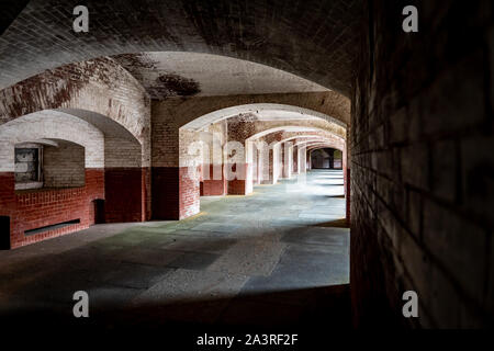 Couloirs de Fort Point à San Francisco Banque D'Images