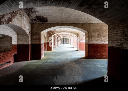 Couloirs de Fort Point, San Francisco, Californie Banque D'Images