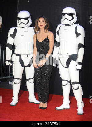 La photo doit être crédité ©Kate Green/Alpha Press 079965 16/12/2015 Myleene Klass Star Wars The Force éveille Première européenne Leicester Square Londres Banque D'Images