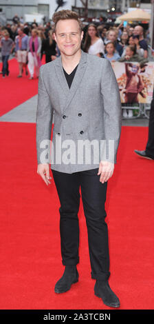 La photo doit être crédité ©Jeff Spicer/Alpha Press 079863 20/08/2015 Olly Murs à la mauvaise éducation film Première mondiale tenue à vue Leicester Square Londres Banque D'Images