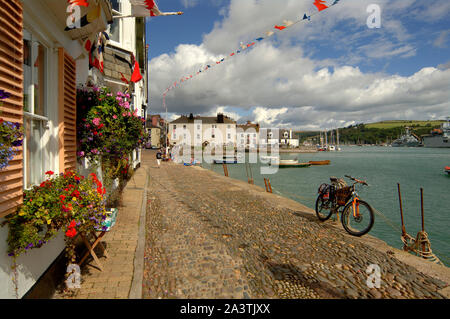 Quai des douanes, Dartmouth, Devon, UK Banque D'Images