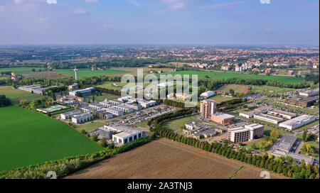 Vue aérienne du Campus de l'Université de Parme / Italie Banque D'Images