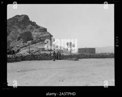 L'Araba (extrémité sud de la Jordanie le grand rift). Akaba (Élath). Golfe d'Akaba et el-Kuntilla. Araba. Ghueir poste frontière de la police sur la route vers Aqaba Banque D'Images