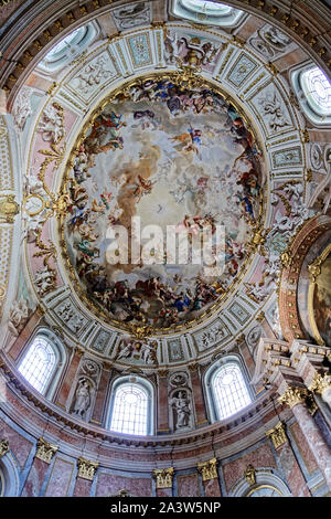 Ettal, Allemagne. 8 Août, 2019. L'Abbaye Bénédictine d'Ettal fondée en 1330 par l'Empereur Louis le bavarois près de la ville d'Oberammergau Banque D'Images