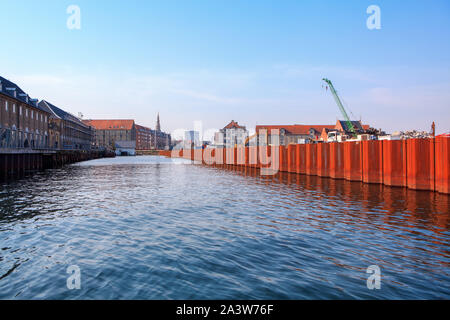 Danemark Copenhague , au canal de l'eau Banque D'Images