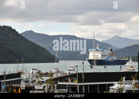 Autour de la Nouvelle Zélande - Picton, Marlborough Sound Banque D'Images