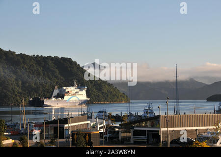 Autour de la Nouvelle Zélande - Picton, Marlborough Sound Banque D'Images