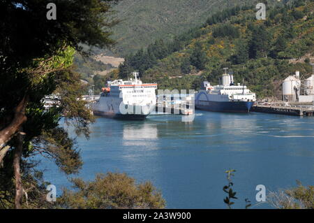 Autour de la Nouvelle Zélande - Picton, Marlborough Sound Banque D'Images