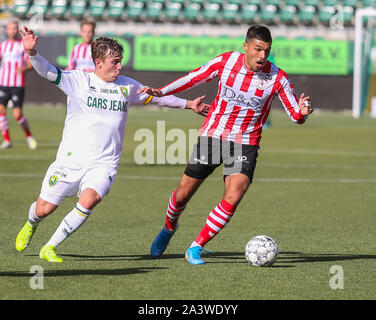 10-10-2019 : : * ADO La Haye v Sparta Rotterdam : Den Haag 2019 Oefenwedstrijd - 2020, L-R, Martin Rieder, Joel Piroe : Crédit Photos Pro/Alamy Live News Banque D'Images