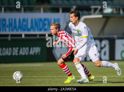 10-10-2019 : : * ADO La Haye v Sparta Rotterdam : Den Haag 2019 Oefenwedstrijd - 2020, L-R, Dante Rigo, Thom Haye Crédit : Pro Shots/Alamy Live News Banque D'Images