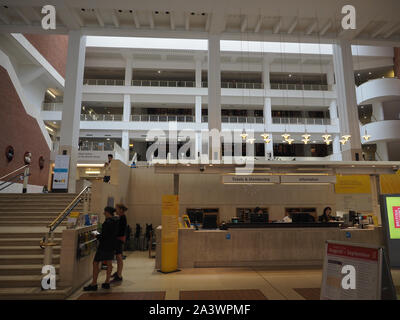 Londres, UK - circa 2019 SEPTEMBRE : La British Library, bibliothèque nationale du Royaume-Uni Banque D'Images