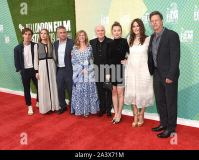 La photo doit être crédité ©Presse Alpha 079965 10/10/2019 Jack Farthing et Hanako Valet de Martin Bright Katharine Gun Ged Doherty Melissa Shiyu Zuo Keira Knightley et Gavin Hood Premiere secrets officiels au cours de la 63e festival BFI London Film Festival 2019 à Londres Banque D'Images