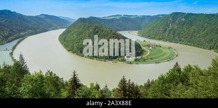 Méandre du Danube' dans 'chloegener Schloegen Schlinge Banque D'Images