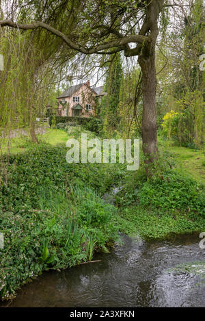 Westonbury Mill water gardens, Herefordshire, Angleterre. Banque D'Images