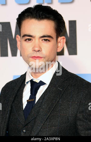 Jack McMullen, Le Mans 66 Premiere, BFI London Film Festival, Leicester Square, Londres, Royaume-Uni, 10 octobre 2019, photo de Richard Goldschmidt Banque D'Images