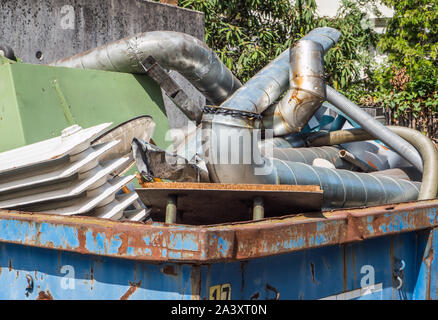 Recyclage de la ferraille de fer Banque D'Images