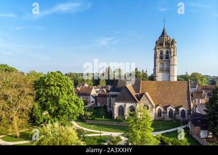 Vue aérienne de l'PARK ET SAINT-GERMAIN, RUGLES, EURE (27), FRANCE Banque D'Images