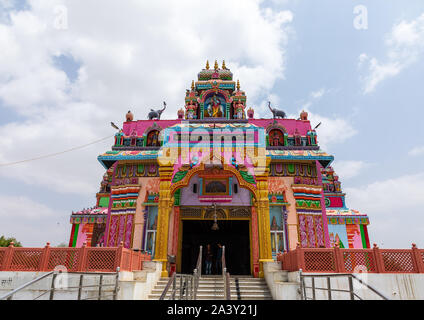 Giriraj dharan mandir, Rajasthan, Inde, Dausa Banque D'Images