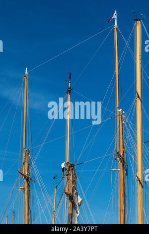 Oct 05, 2019. 14,58h Port de Saint Tropez, France - 1999-2019 Voiles - Voile - Ilona Crédit Barna, BIPHOTONEWS, Alamy Banque D'Images