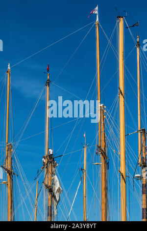 Oct 05, 2019. 14,58h Port de Saint Tropez, France - 1999-2019 Voiles - Voile - Ilona Crédit Barna, BIPHOTONEWS, Alamy Banque D'Images