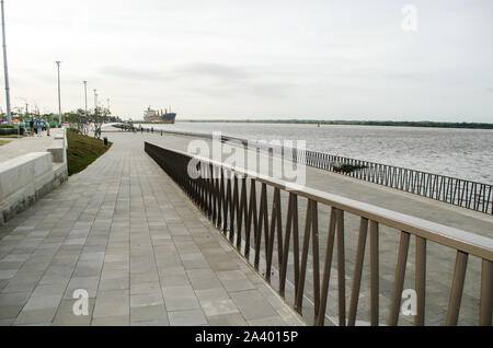 Malecon del Rio Magdalena à Barranquilla Banque D'Images