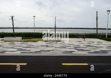 Malecon del Rio Magdalena à Barranquilla Banque D'Images