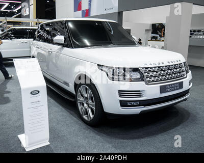 Nonthaburi, Thaïlande, mars 2018 : Land Rover Range Rover un sur l'affichage à Bangkok International Motor Show 2018 au moment de l'impact Arena Muangthong exposition Banque D'Images