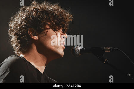 Copenhague, Danemark. Mars 14th, 2019. Le chanteur, auteur-compositeur et musicien Alex Vargas effectue un concert live à Vega à Copenhague. (Photo crédit : Gonzales Photo - Nikolaj Bransholm). Banque D'Images