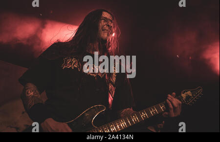 Elseneur, Danemark. 1er mars 2019. La mort et des groupes danois Hatesphere bande effectue un concert live à Kulturvaerftet à Elseneur. (Photo crédit : Gonzales Photo - Nikolaj Bransholm). Banque D'Images