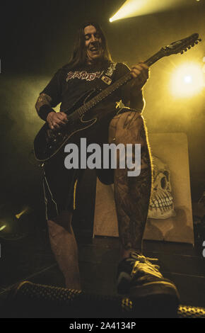 Elseneur, Danemark. 1er mars 2019. La mort et des groupes danois Hatesphere bande effectue un concert live à Kulturvaerftet à Elseneur. (Photo crédit : Gonzales Photo - Nikolaj Bransholm). Banque D'Images