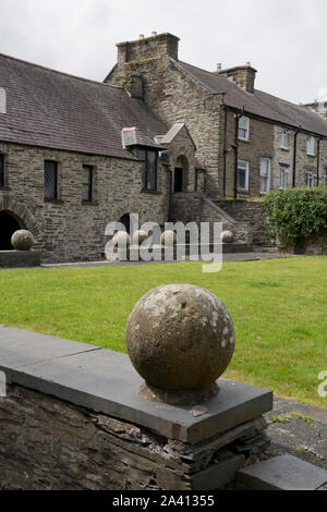 Owain Glyndŵr, l'ancienne maison du Parlement À Machynlleth, Powys, Wales, Royaume-Uni Banque D'Images