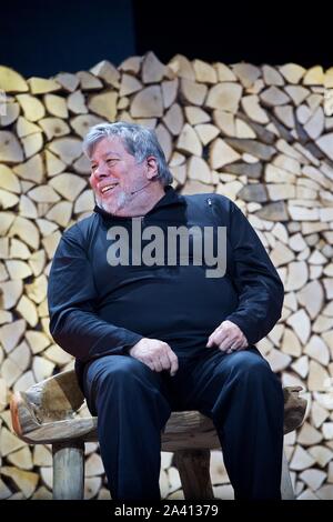 Forum des entreprises nordiques. 2019. Helsinki, Finlande, 10 octobre 2019.Steve Wozniak, l'inventeur américain, ingénieur en électronique, programmateur, philanthrope, un Banque D'Images