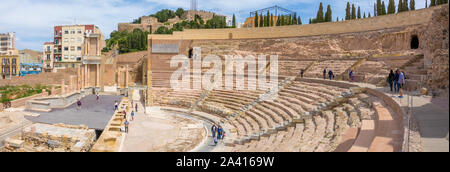 Ancien amphithéâtre romain à carthagène Banque D'Images