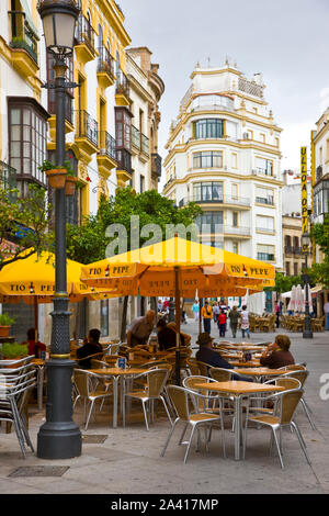 Calle Lanceria. Jerez de la Frontera. Province de Cadix. L'Andalousie. España Banque D'Images