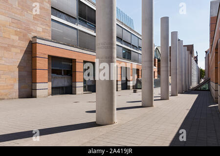 Nürnberg; Germanisches Nationalmuseum, Straße der Menschenrechte, la voie des droits de l'homme Banque D'Images