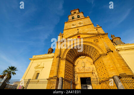 L'église de style gothique de Santa María de la Mesa, Utrera. La province de Séville. Le sud de l'Andalousie, espagne. L'Europe