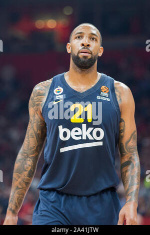 Belgrade, Serbie. 10 Oct, 2019. Derrick Williams de Fenerbahce Istanbul Beko. Credit : Nikola Krstic/Alamy Live News Banque D'Images