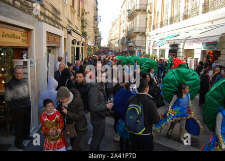 Le carnaval, La Valette, Malte Banque D'Images