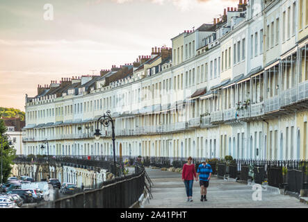 Royal York Crescent, Clifton Bristol. Réputée pour être la plus longue rue géorgienne en Europe. Avon. L'Angleterre. UK. Banque D'Images