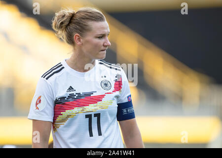 Thessaloniki, Grèce, 08 octobre 2019:Alexandra Popp de Allemagne en action au cours de l'UEFA Women's European Championship 2021 match qualificatif entre Banque D'Images