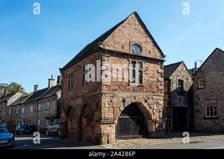 Winster Market House, 16e siècle, Winster, Derbyshire, Banque D'Images