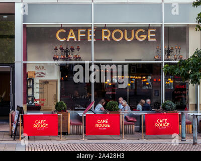 Café Rouge, St Paul's Place, à Sheffield Banque D'Images