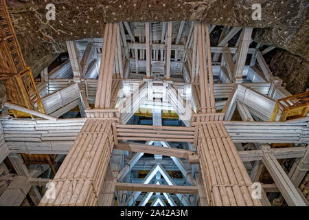 Wieliczka, Pologne. 17 août, 2019. UNESCO, la mine de sel de Wieliczka site situé à Wieliczka, près de Cracovie, Pologne. Banque D'Images