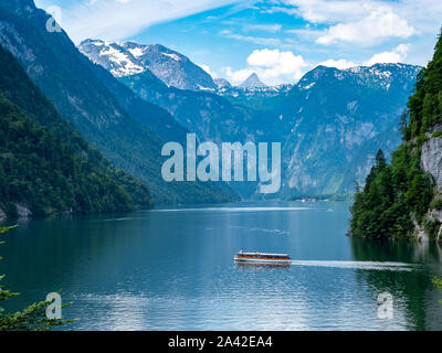 Malerwinkel sur le Königssee, à Berchtesgaden Banque D'Images
