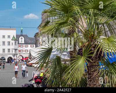 Max-Josefs-Platz à Rosenheim Bavaria Allemagne Banque D'Images