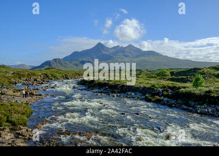 Île de Skye Sligachan Cromarty Ross et l'Ecosse Banque D'Images