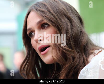 Londres, Royaume-Uni. 10 Oct, 2019. Keira Knightley assiste à la "première Européenne" les secrets officiels au cours de la 63e BFI London Film Festival à l'Embankment Garden Cinema à Londres. Credit : SOPA/Alamy Images Limited Live News Banque D'Images