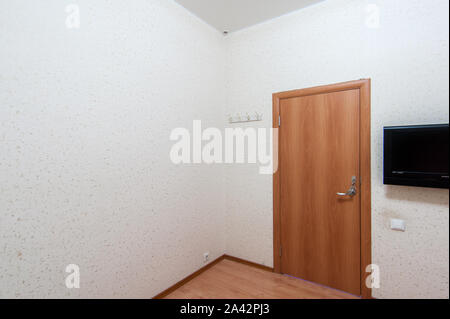 La Russie, Moscou- 16 mai 2019 : Intérieur pièces de réparation standard. Décoration à hostel Banque D'Images