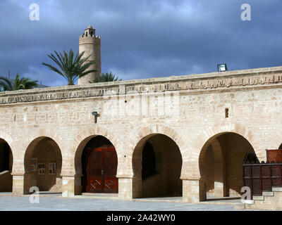 Grande Mosquée, Grande Mosée De Sousse, Sousse Ou Soussa, Tunisie, Afrique Du Nord Banque D'Images