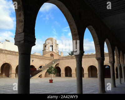 Grande Mosquée, Grande Mosée De Sousse, Sousse Ou Soussa, Tunisie, Afrique Du Nord Banque D'Images